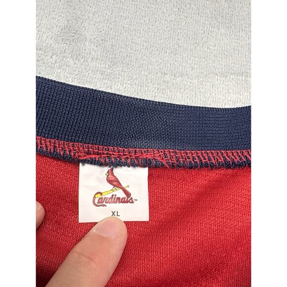 St. Louis Cardinals Hockey Jersey Red Bird Stick Blues 2024 XL - Picture 7 of 9